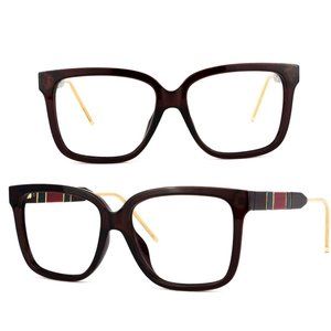 Za'hira Clear Lens Rectangle Glasses